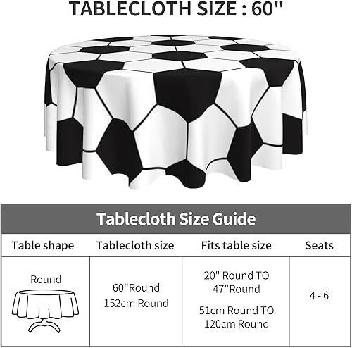 Miniatura 188 de Mantel redondo bohemio de 60 pulgadas, mantel circular bohemio, resistente a las manchas, repelente al agua y sin arrugas, coloridos manteles Mantel