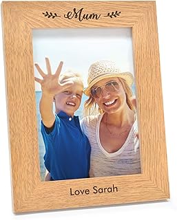 PERSONALISED Gifts for Mum Mummy Nanny - Custom Mothers Day Photo Frame Gifts Presents for Mum, Mummy, Nanny, Granny - Perfect Mothers Day, Birthday Gifts - 5" x 7" and 6" x 4" Photo Picture Frames