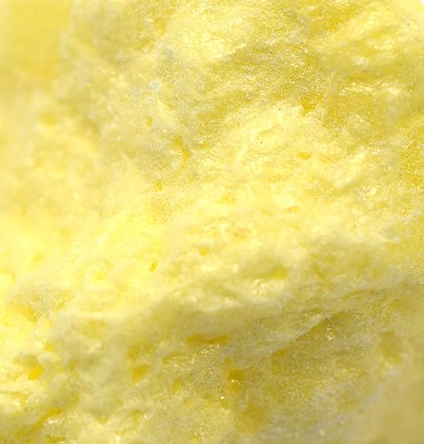 Miniatura 2 de EISCO Azufre crudo, muestra de mineral - Aprox. 1 pulgada - Seleccionado por geólogos y procesado a mano - Ideal para aulas de ciencia