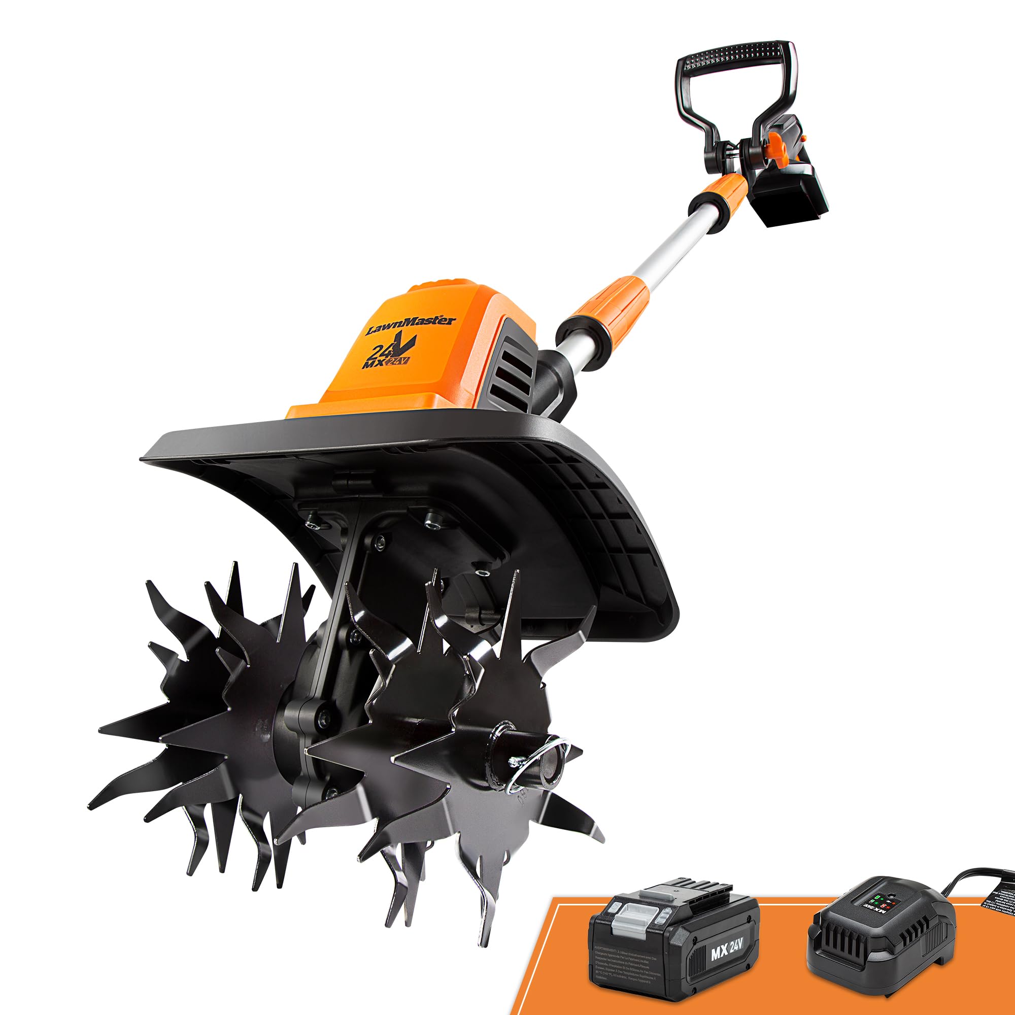LawnMaster 24V MAX 9 Cordless Tiller