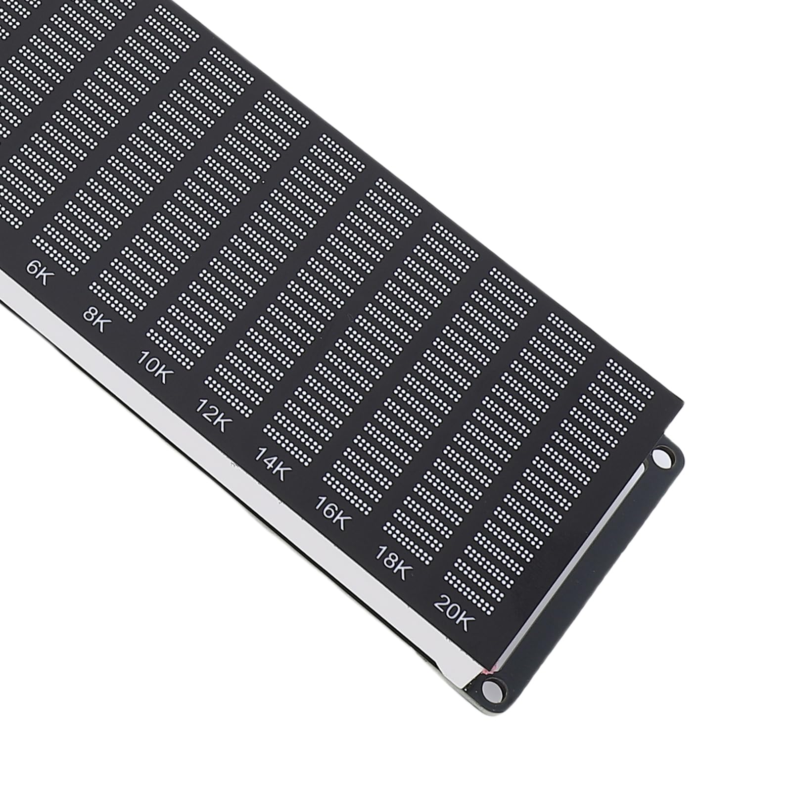 Analizator Widma Dźwięku Zegara, Wejście AUX i Mikrofonu 3,5 Mm Bluetooth Domowy Analizator Widma Dźwięku Wyświetlacz Pełnozakresowy do Samochodu i Domu (Biały AK2518-W)