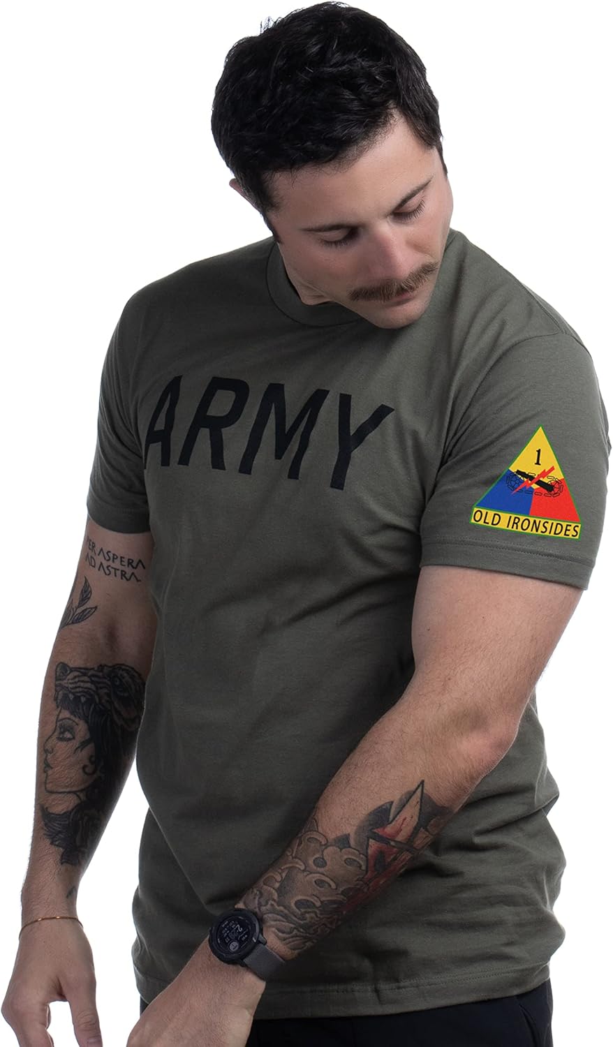 Army PT Style Shirt - U.S. Military Physical Training Infantry Veteran Workout T-Shirt - Image 2