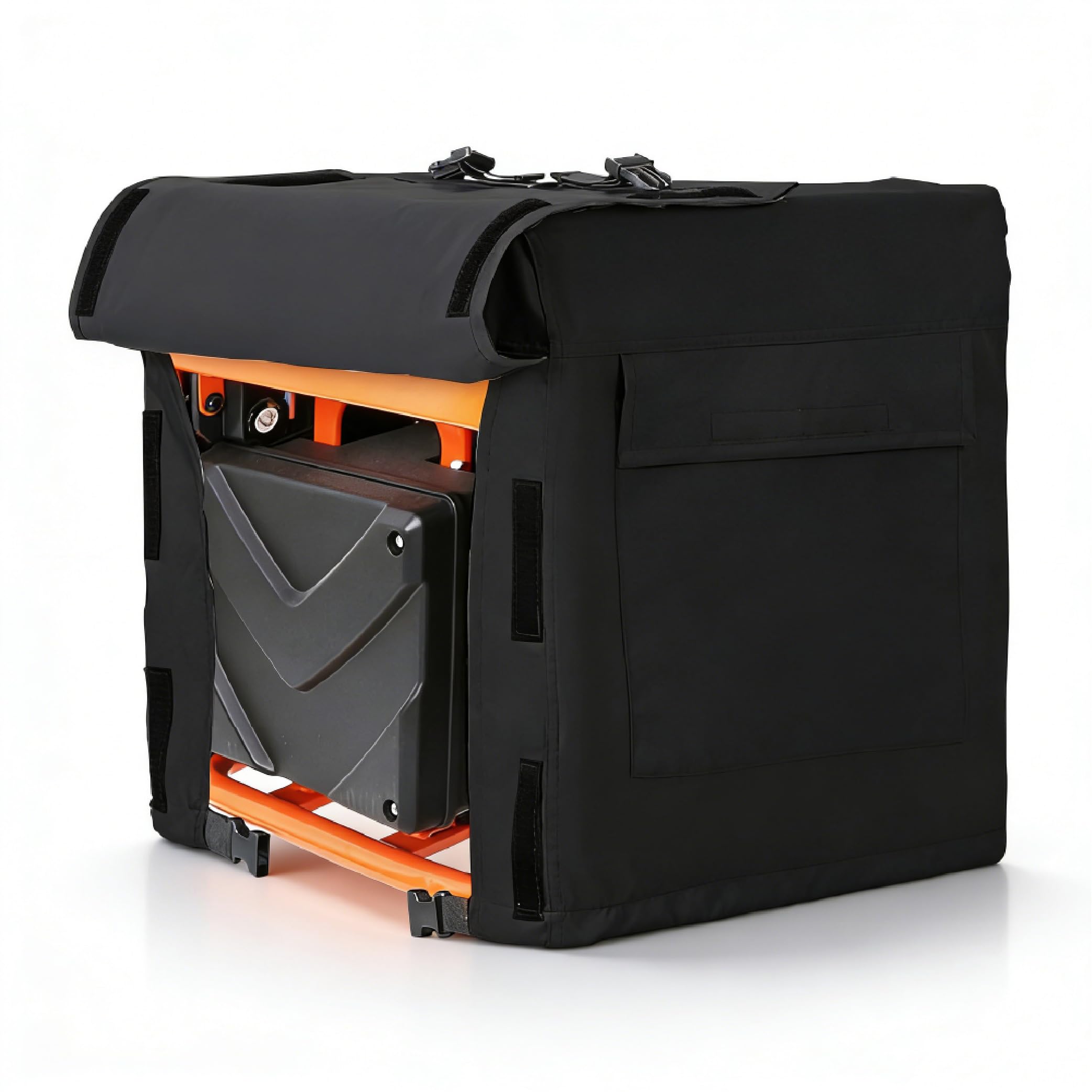 JUZELY Generator Cover for EM 4500 SX EX 4000 S EM 4500 CX, Dustproof Rainproof Waterproof UV Resistant for Outdoor Use Universal Generator Protection Cover,B-Black