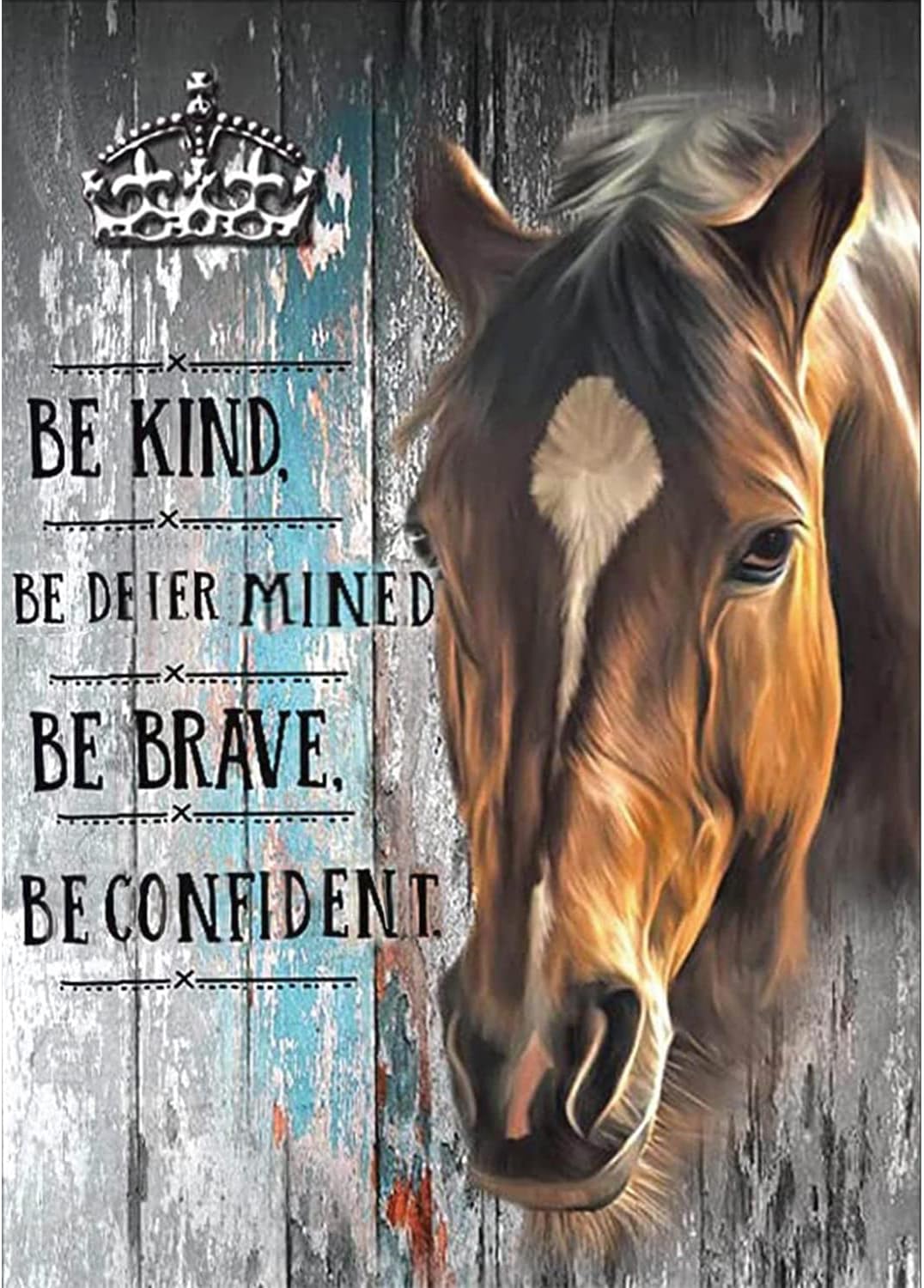 PVOODIRE Horse Diamond Painting Art Kits for Adults and Kids,Diamond