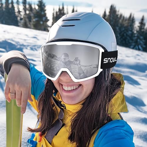 Miniatura 7 de Gafas de esquí y snowboard para hombres, mujeres y jóvenes, protección OTG 100% UV