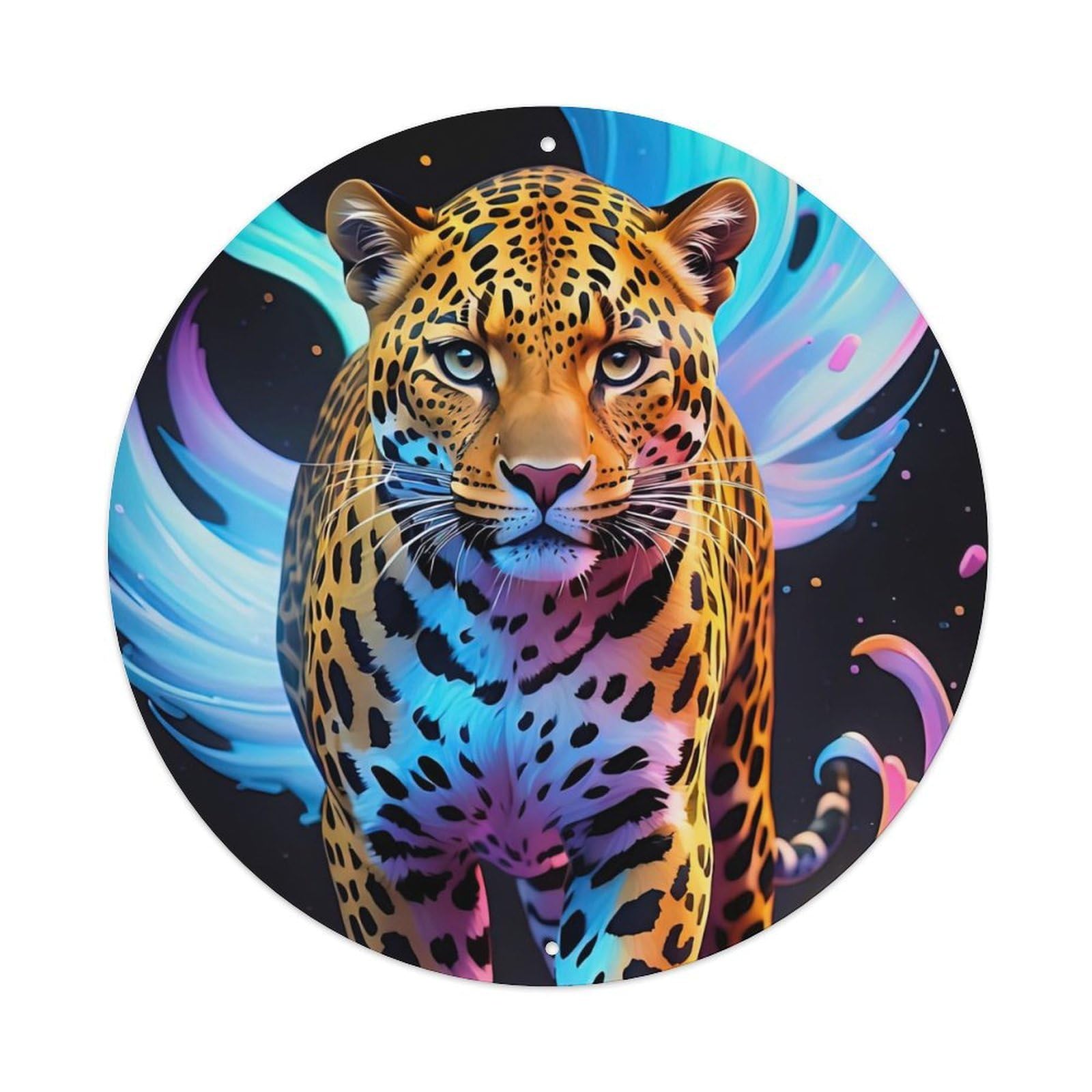 Animal Artwork Watching Your Panther Metal Tin Sign