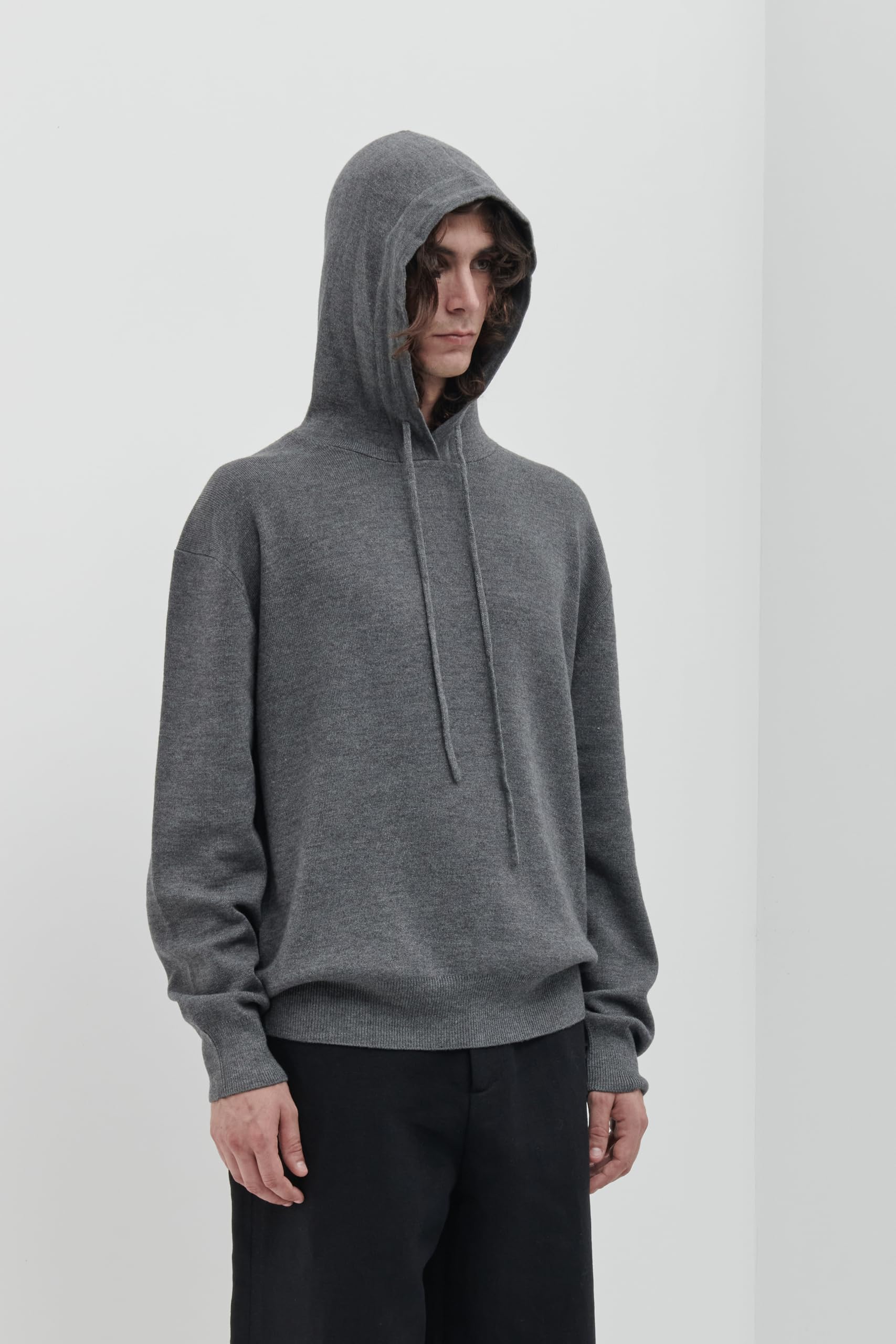Diana Studio Herren Kapuzenpullover aus Wollmischung Hooded Sweatshirt