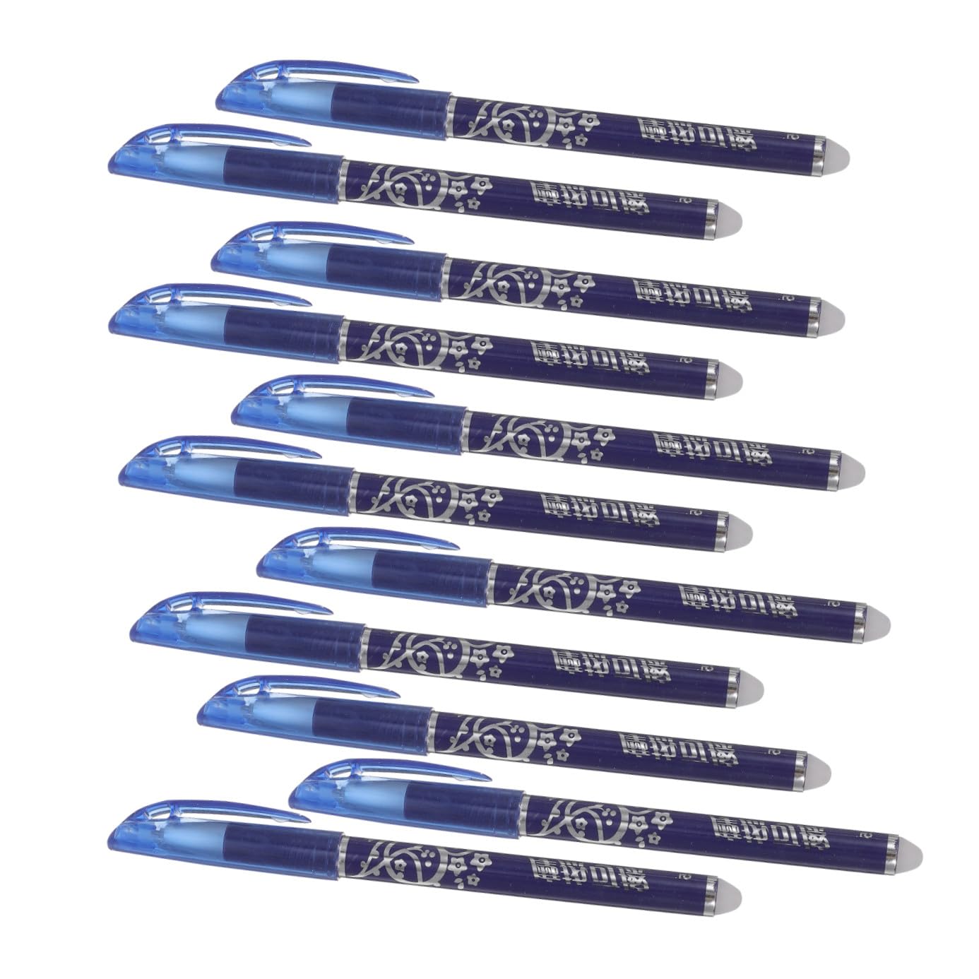 Abaodam 36pièces Set De Stylos Effaçables à Encre Bleue Stylos à Gel Écriture Fluide Et Propre Pour Étudiants Et Fournitures De Bureau