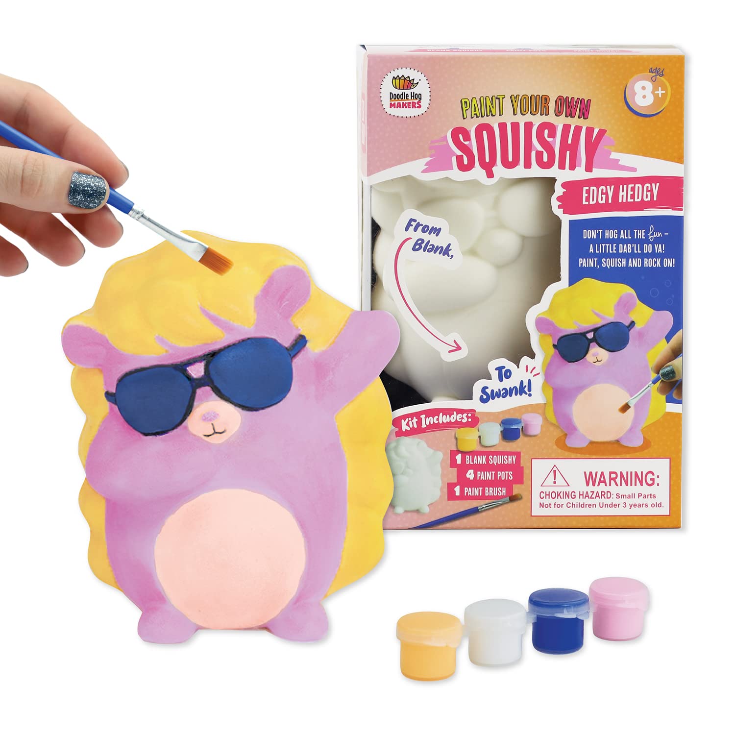 Buy DOODLE HOG Original DIY Paint Your Own Squishies Kit. Squishy