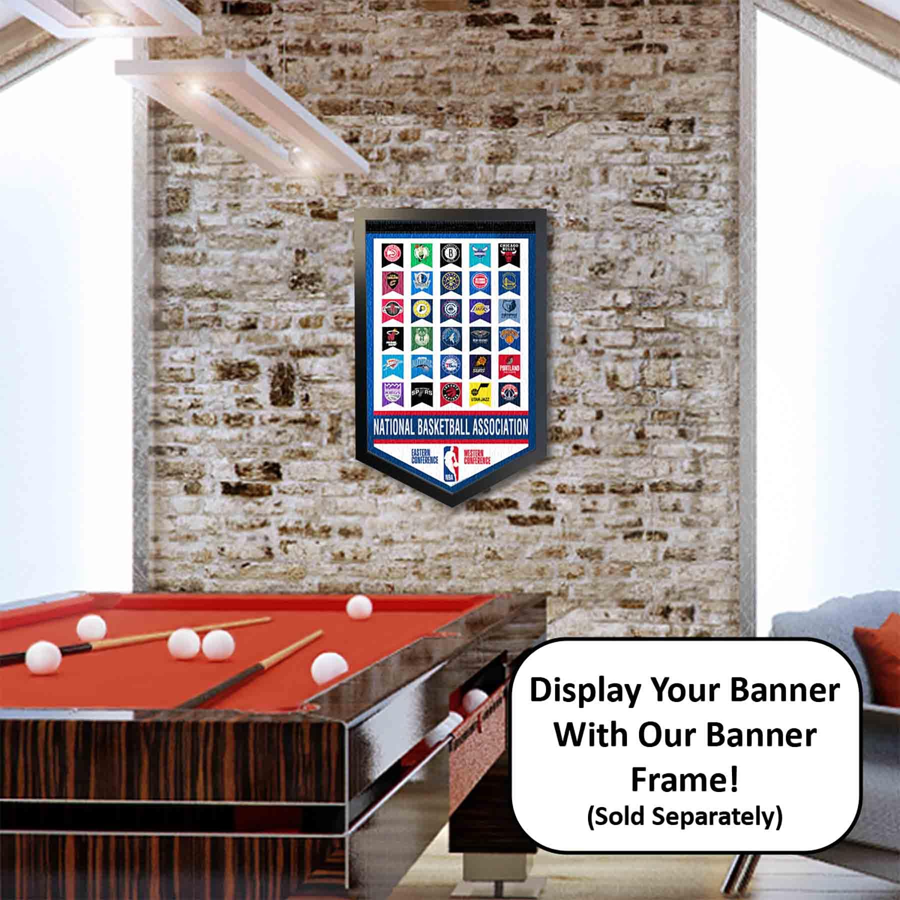 WinCraft Pallacanestro League Tutte le squadre Pennant Banner
