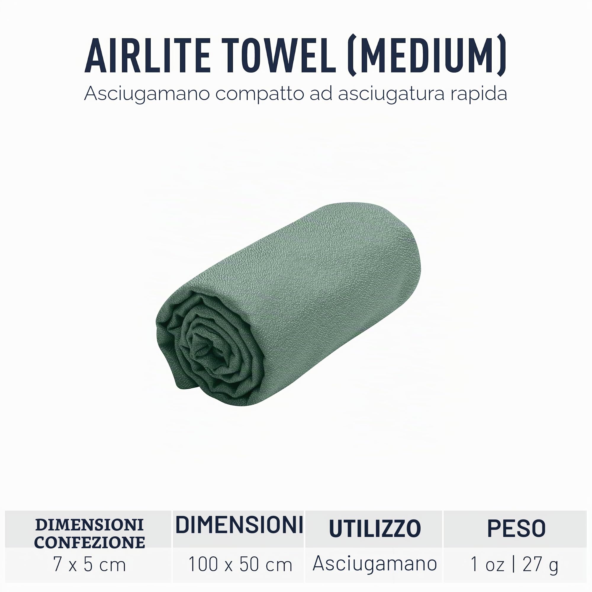 Toalla AIRLITE M oliva