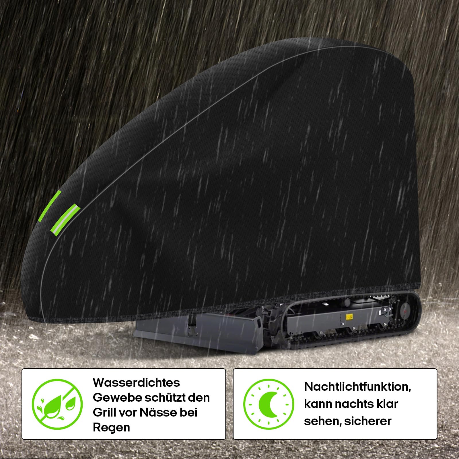 Funda para Miniexcavadora, Funda Protectora 210D para Excavadora, Resistente a la Abrasión Duradera Lona para Miniexcavadora Pequeña contra Lluvia Nieve Viento Radiación UV Hojas, Lona para la