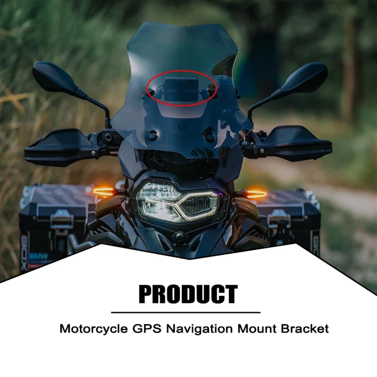 Supporto Cellulare Moto Per BMW F850GS Per ADV F 850 ​​F850 GS Per Adventure 2018 2019 Moto Cellulare Navigazione GPS 12mm Manubrio Staffa Di Supporto Montaggio