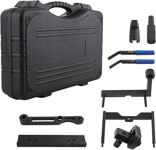 maXpeedingrods For Detroit Diesel DD15 DD16 Engine Brake Adjustment + Camshaft Timing Tool + TDC Locating Pin + Barring Tool + Fuel Line Socket, W470589104000 W470589001500 W470589046300, 9PCS