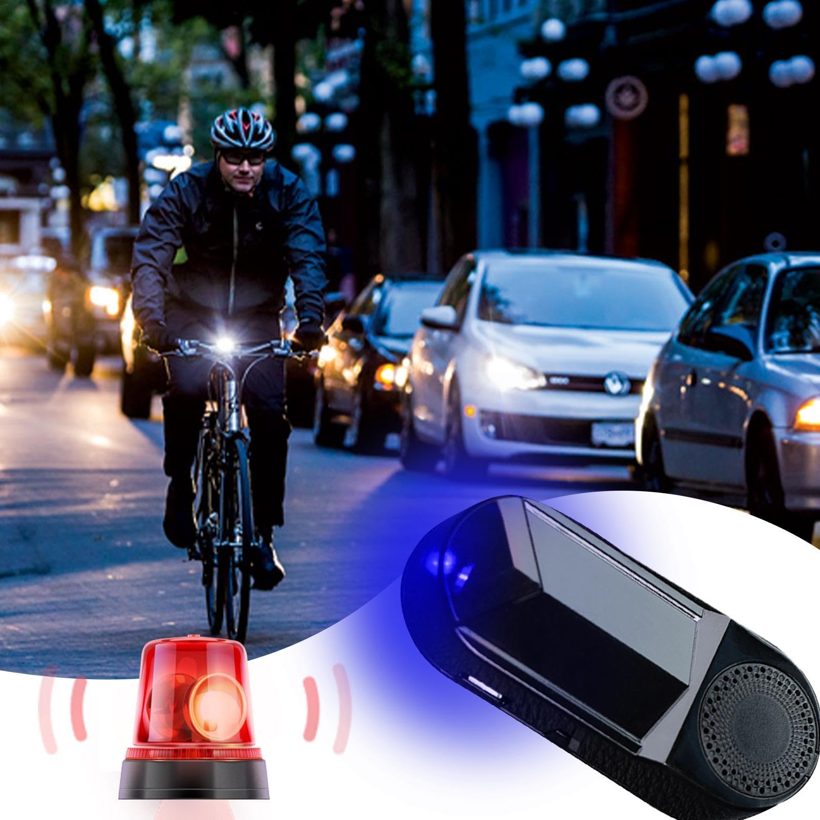 Fausse Alarme Voiture LED Solaire Clignotante – Anti-Vol Dissuasion Puissante, Facile à Installer, Pas De Pile !