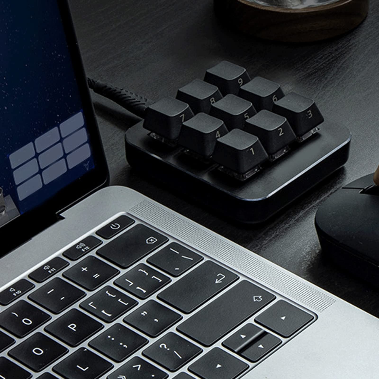 Tastiera Standard con Una Tastiera Meccanica a macroistruzione. Keypad 9 Key Gaming Keyboard 9 Key Gaming Keypad Programmazione Macro Software USB Gaming Mini KEYPAD Meccanico (Taglia : C)
