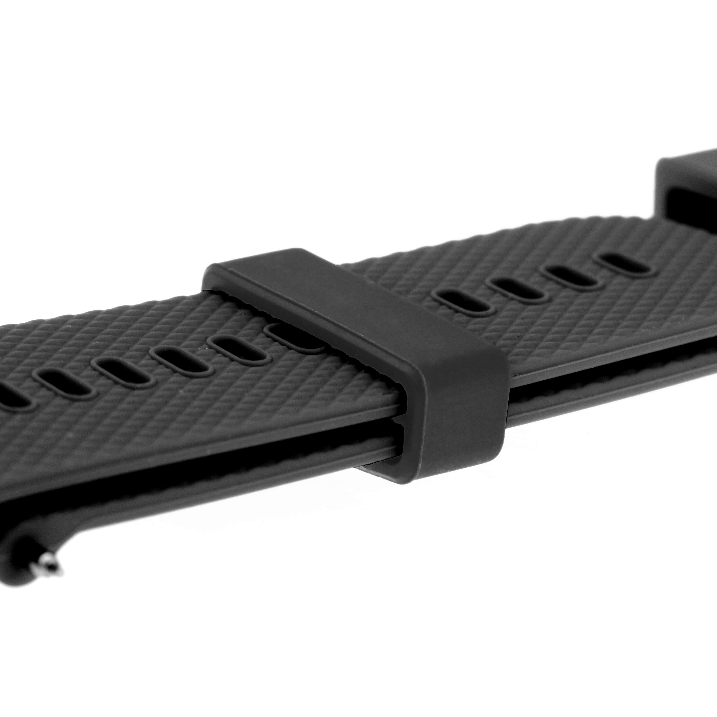 5 pezzi 20/22/26mm cinturini in gomma cinturino nero anello cinturini per orologi in silicone accessori supporto per Garmin Fenix7 7X 6X 6 5X 5  44
