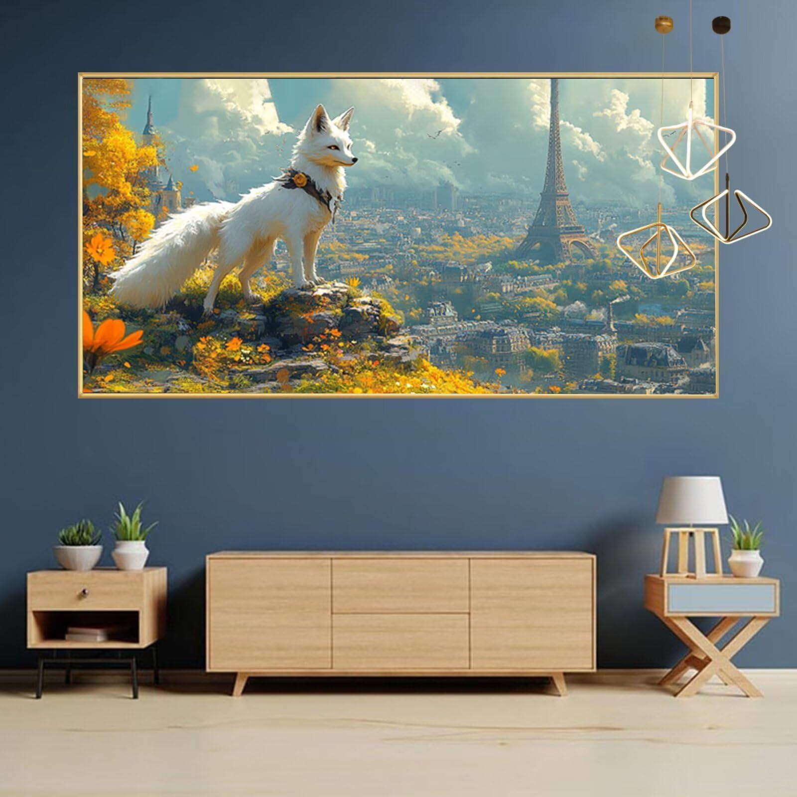 Diament Malarstwo Diamentowe Lisy Diamentowe Malowanie Dorosłych 80x160 cm Żelazna Wieża Diamentowe Malowanie, 5D DIY Diamentowe Rysunki Artigianale, Haft Krzyżowy Rzemiosło Dorosłych Dekoracja Ściany