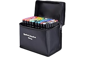 Dabo&Shobo 60-Color Alcohol Markers for Graffiti and Art