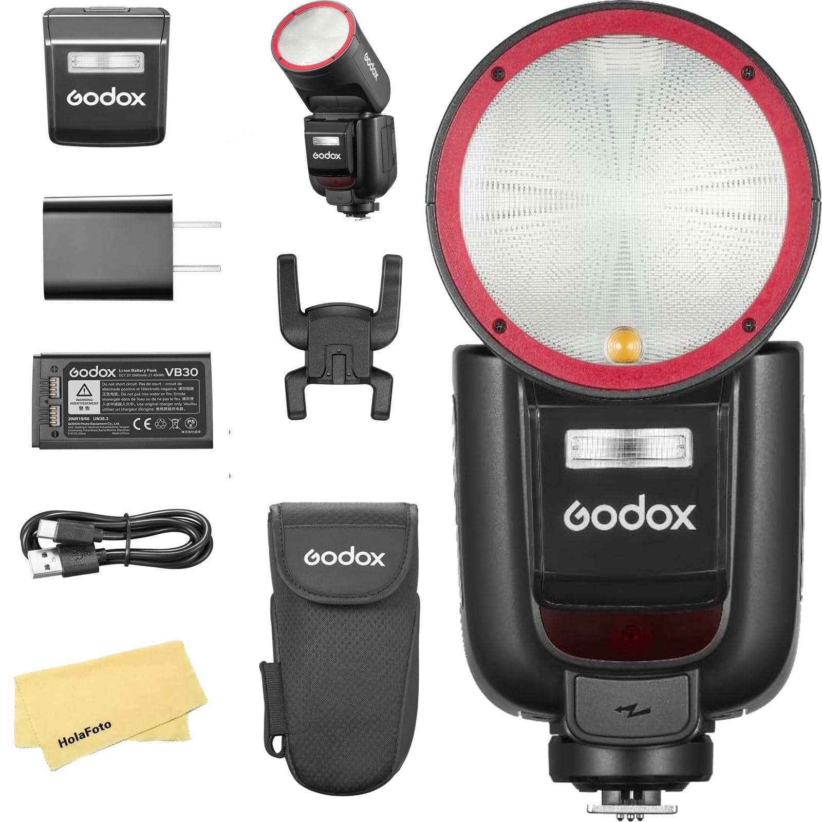 Amazon | 【Godox正規代理店】Godox V100S V100 S ラウンドヘッド