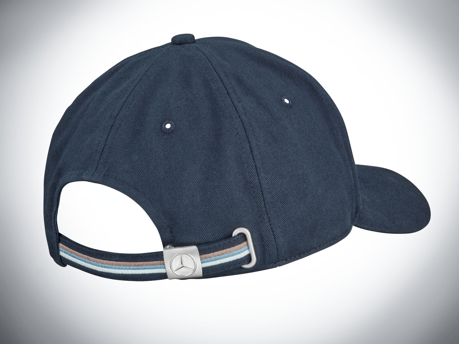 Mercedes-Benz Unisex 5-Panel Cap, Navy, Verstellbare Größe | Bio-Baumwolle, Freizeit & Sport, Ganzjährig, Metallschließe, Mercedes-Stern Design
