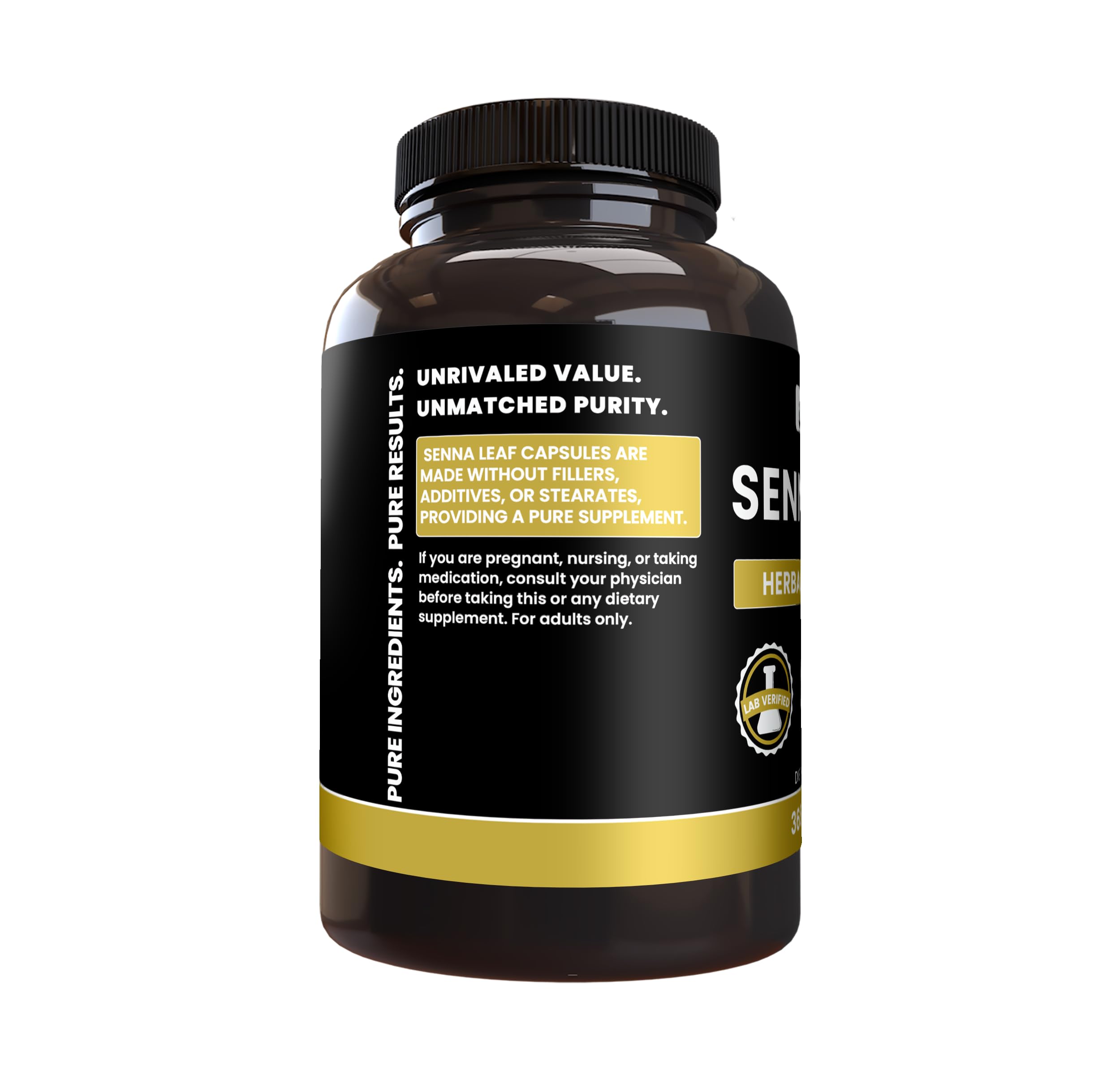 Amazon.com: Pure Original Ingredients Senna Leaf (365 Capsules) No