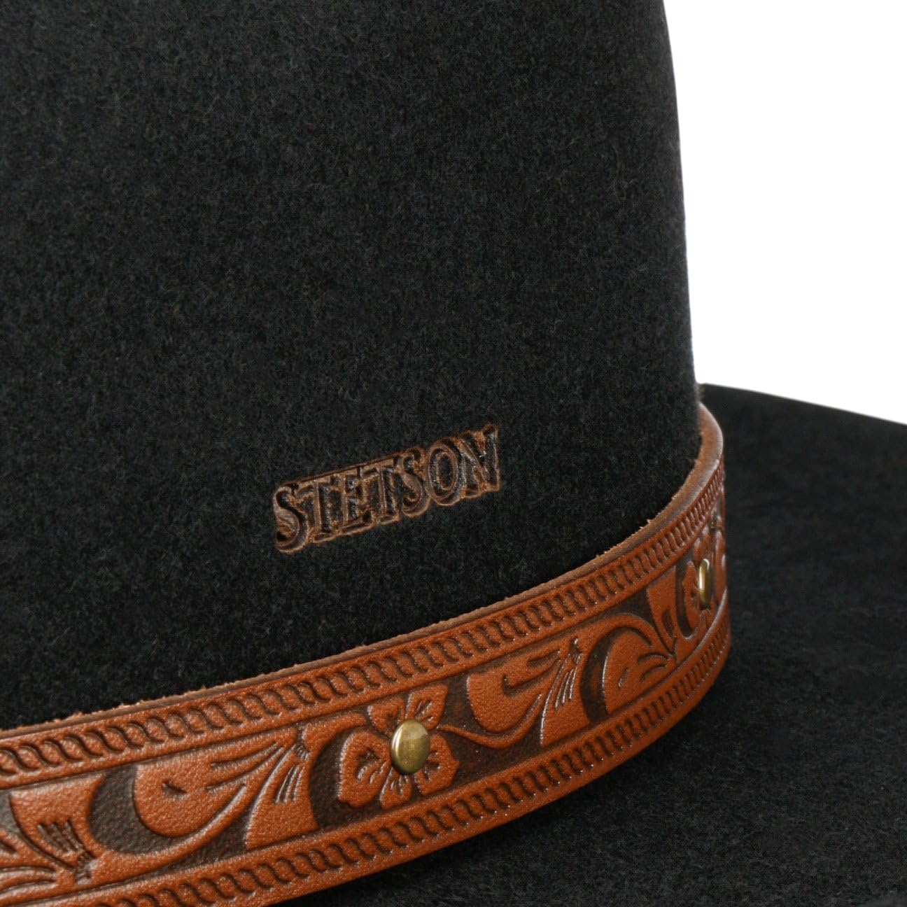 Stetson Kapelusz Wełniany Western Open RoadMężczyźni - kowbojski filcowy Z paskiem skórzanym Jesień Lato Wiosna Zima wiosna-lato