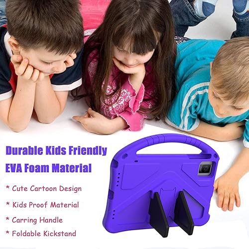 Miniatura 6 de Tading Funda para tableta Revvl Tab 5G para niños, funda protectora de espuma EVA con mango para T-Mobile REVVL Tab 5G (2023) tablet de 10.36