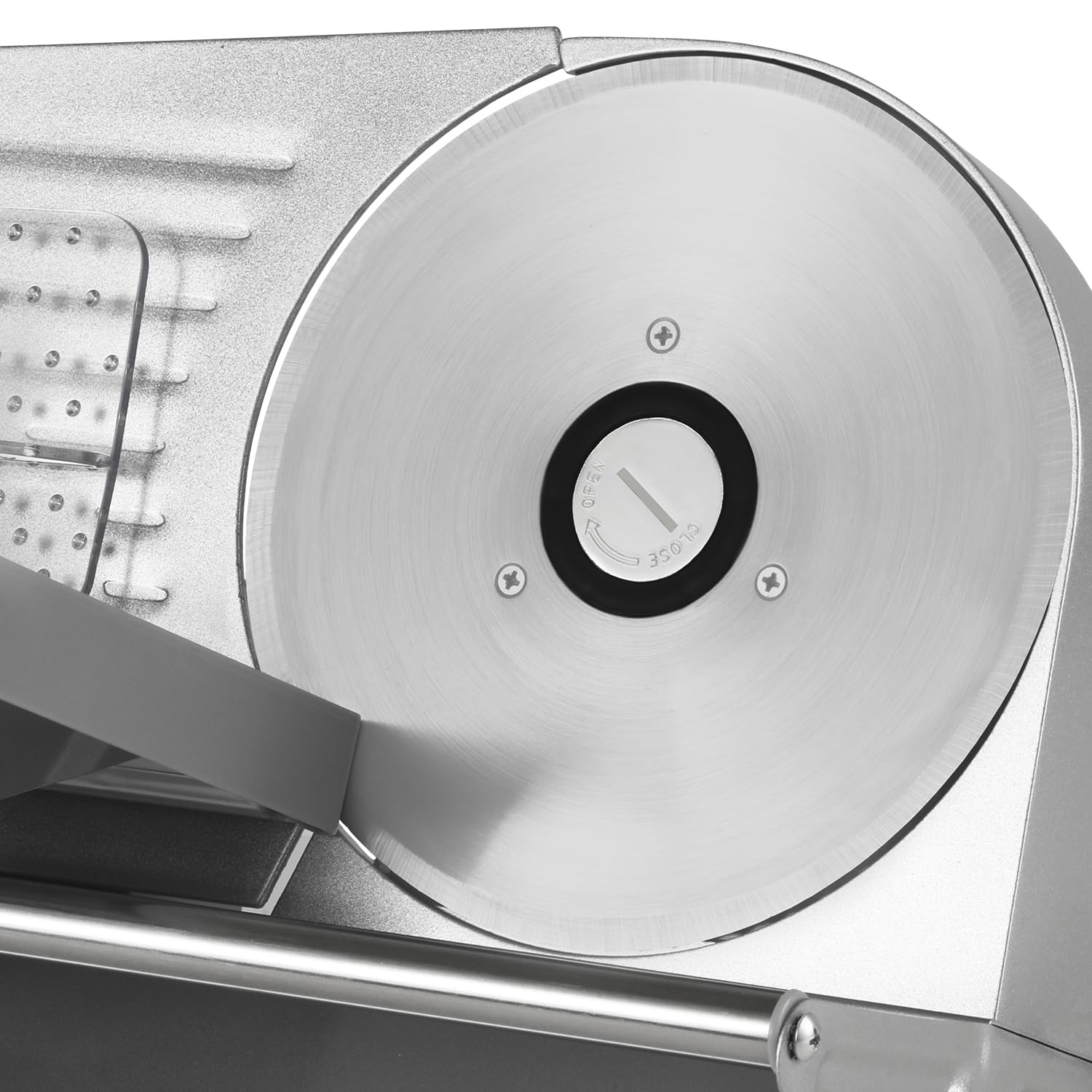 Slicer de carne eléctrico Wengen, hoja de acero inoxidable, 2 velocidades