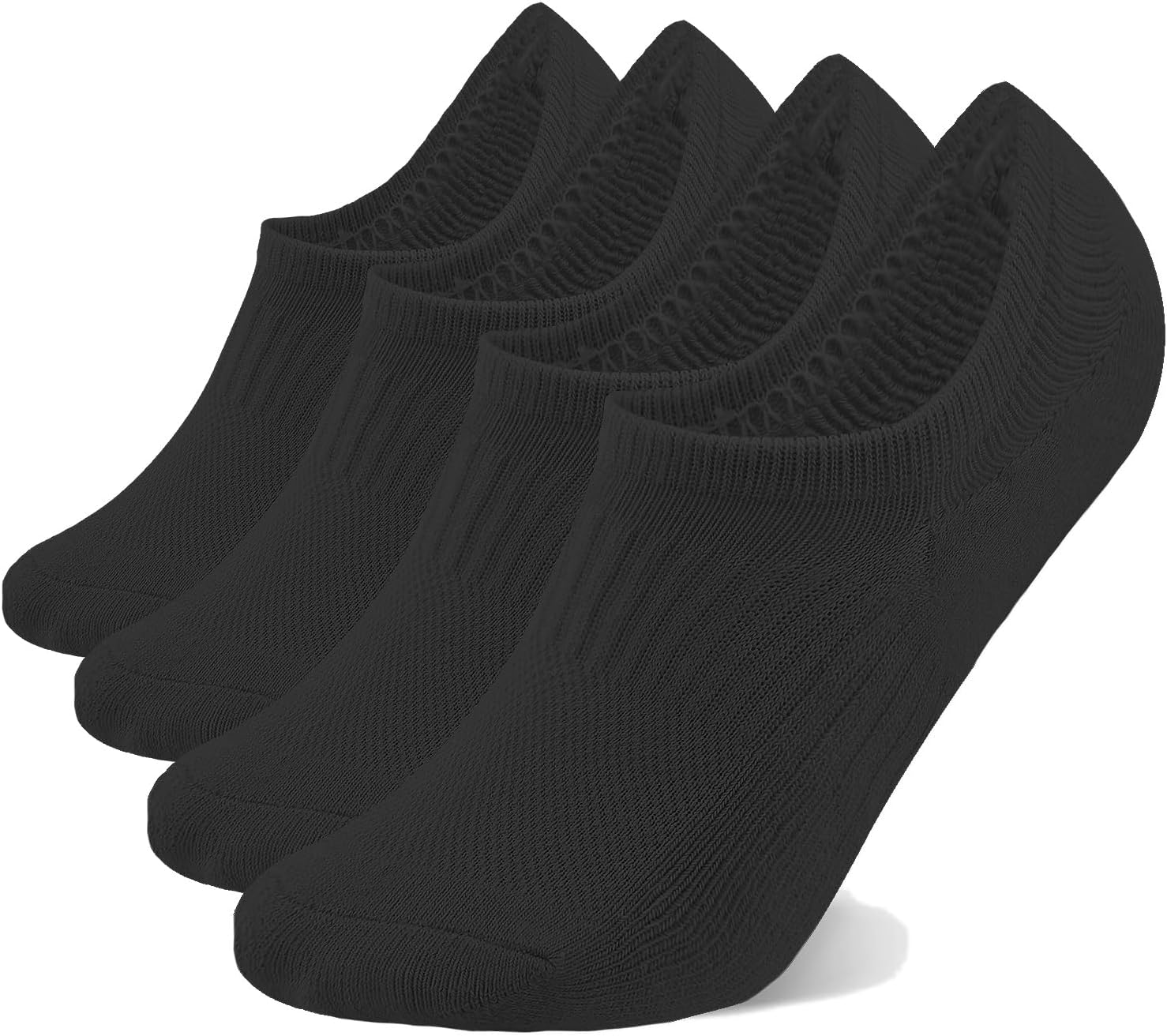 EPEIUS Thick No Show Socks for Women Athletic Ankle Socks Cushioned Running Low Cut Non Slip Footies 3/6 Pairs