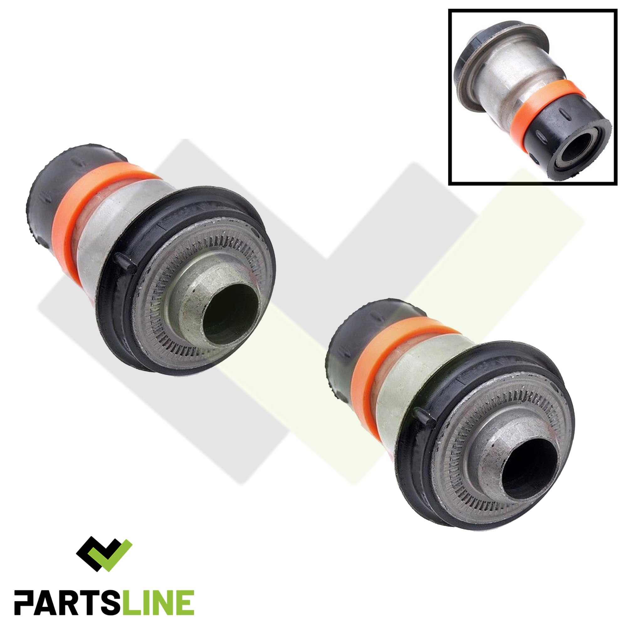Partsline (Lot de 2) Silent bloc butée de berceau moteur compatible avec Micra 3, Clio 3, Mé.gane 2, Modus, Scénic 2 8200275524 8200742904 8200742906