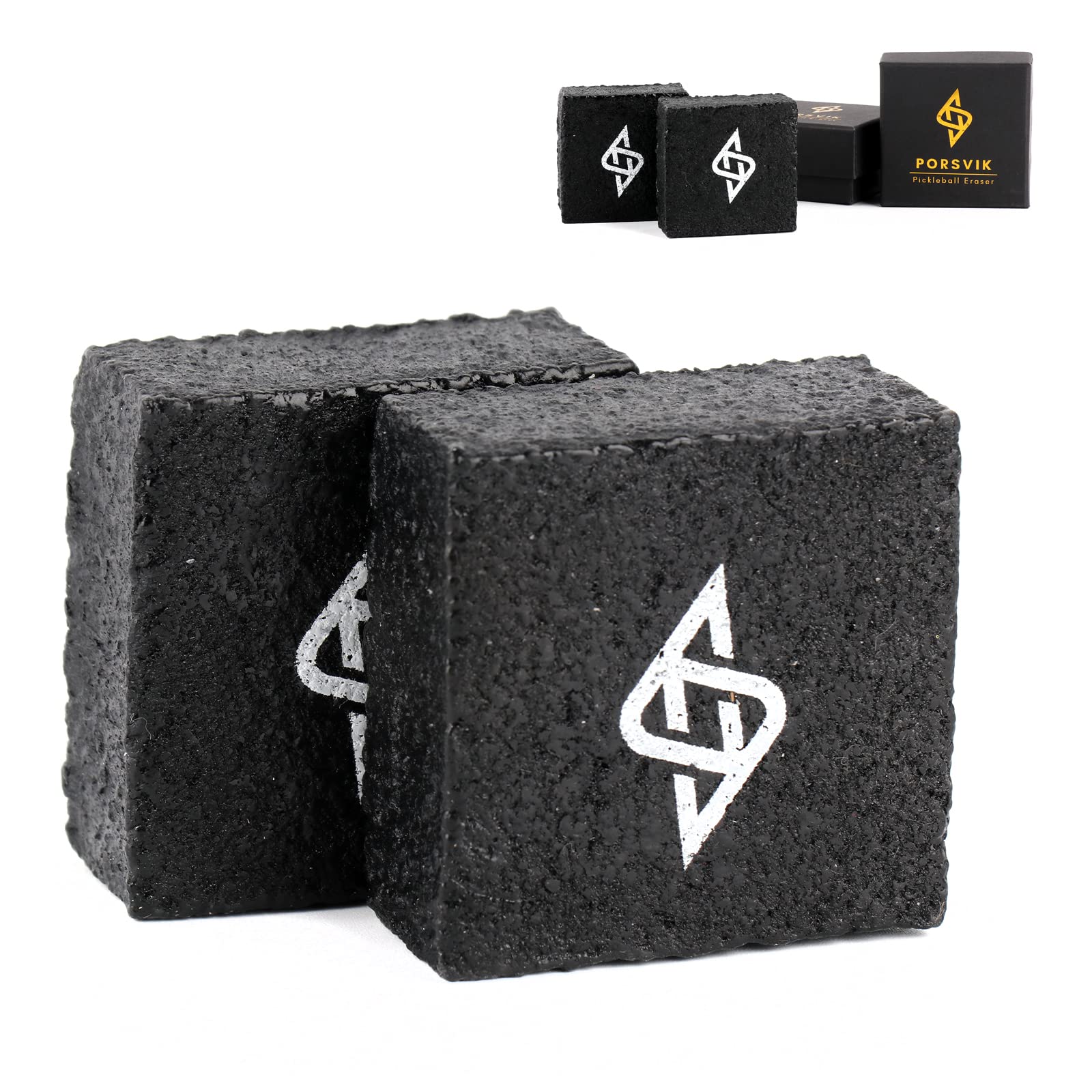 2-Pack Pickleball Paddle Cleaner and Eraser, Carbon Fiber Pickleball Paddles Cleaner, Rubber Bar for Fast Residue and Dirt Removal