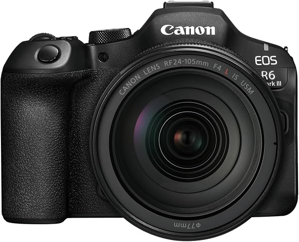 Cámara Canon EOS R6 Mark III con kit de lente RF24-105mm F4 L IS USM