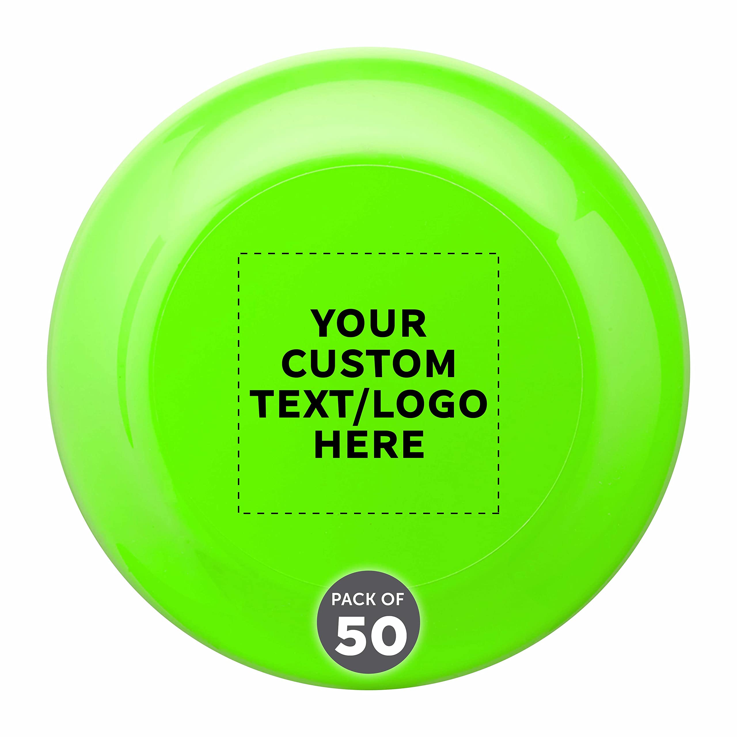 DISCOUNT PROMOS Frisbee Flying Discs in Bulk, 9.25 in. Fun Family Beach Game