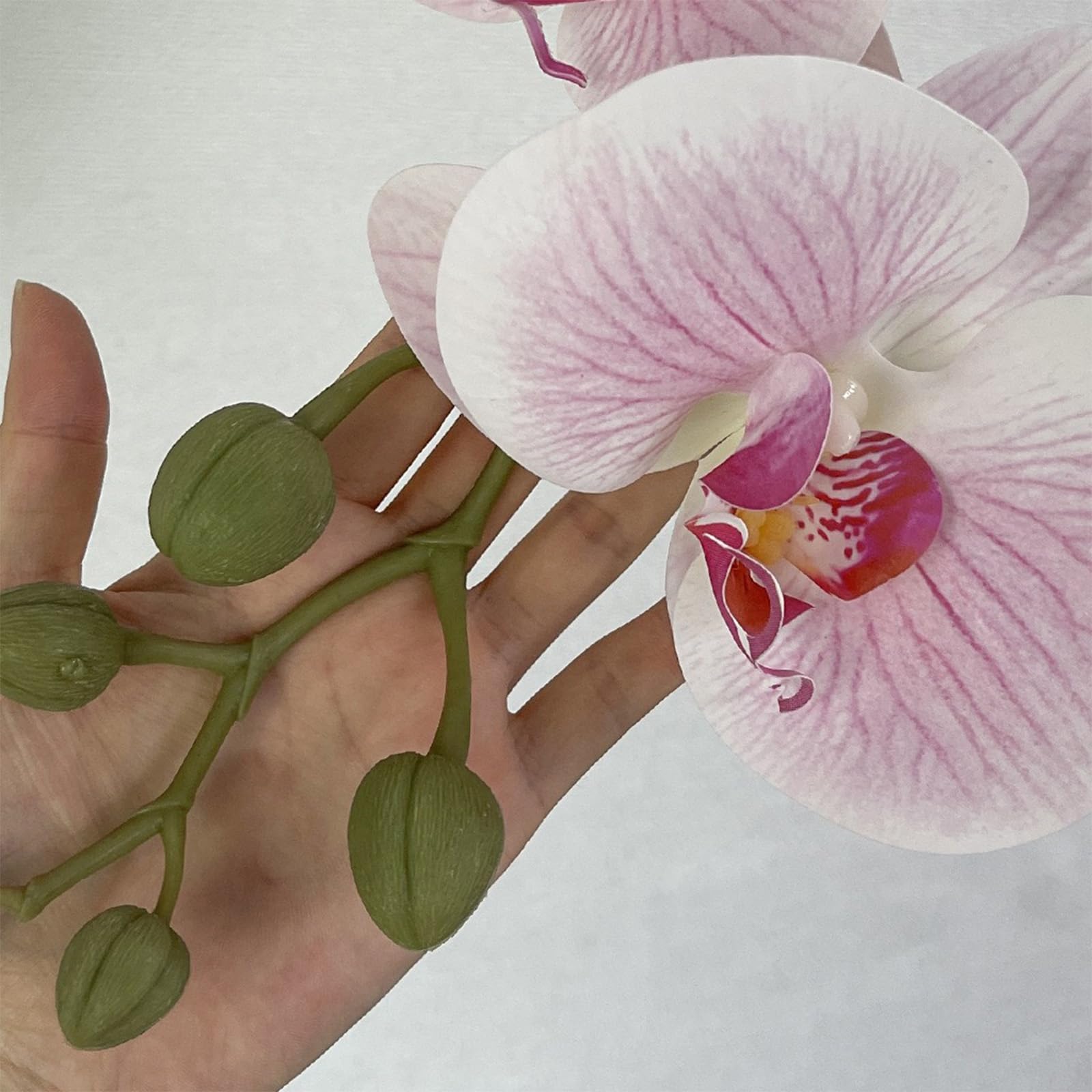 Amazon｜CINGHI LUSSO 巨大な胡蝶蘭の花 巨大な造花 フェイクフラワー