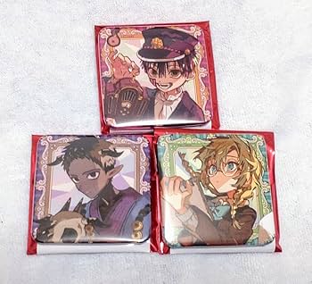 【新品未開封】地縛少年花子くん　トレーディング　スクエア缶バッジ　8個セット 新品未開封】地縛少年花子くん トレーディング スクエア缶バッジ