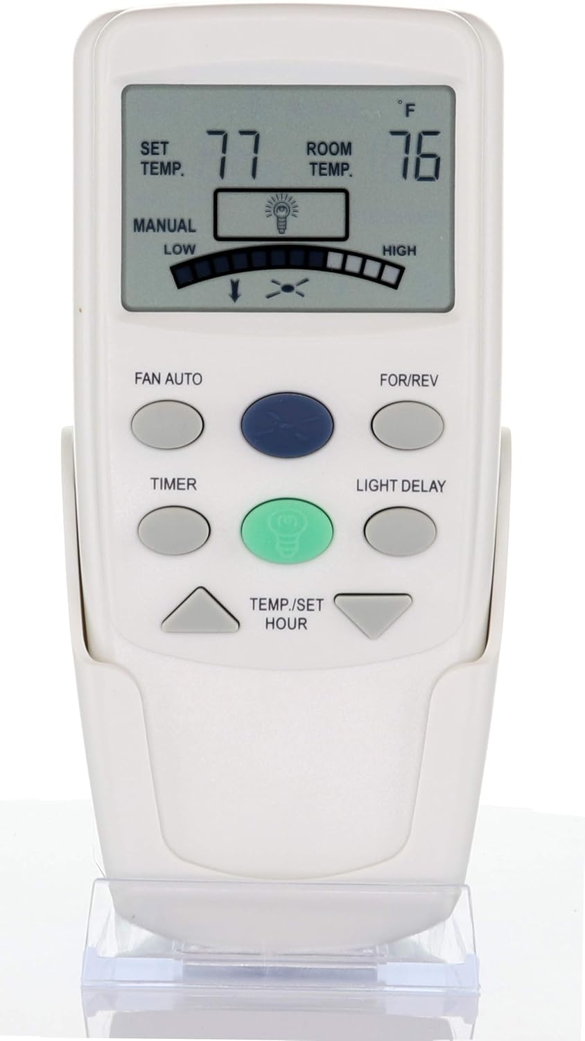 Anderic Replacement FAN9T with Reverse Key Thermostatic Remote Control