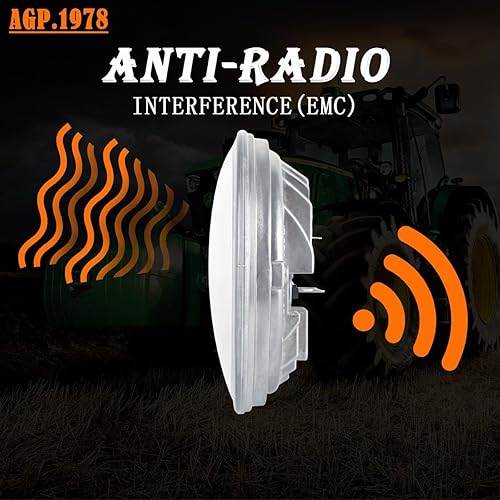 Miniatura 3 de Par36 Flood 30W LED Luz de trabajo 5000K Bombilla compatible con tractor John-DeereCase-IH Ford New-Hollan 70239804 (haz de inundación)