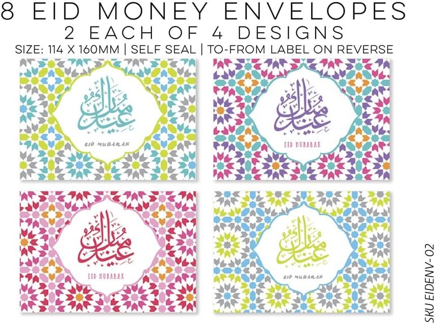 Eid Gift Money Envelopes | Eidi Envelope Wallets for Kids