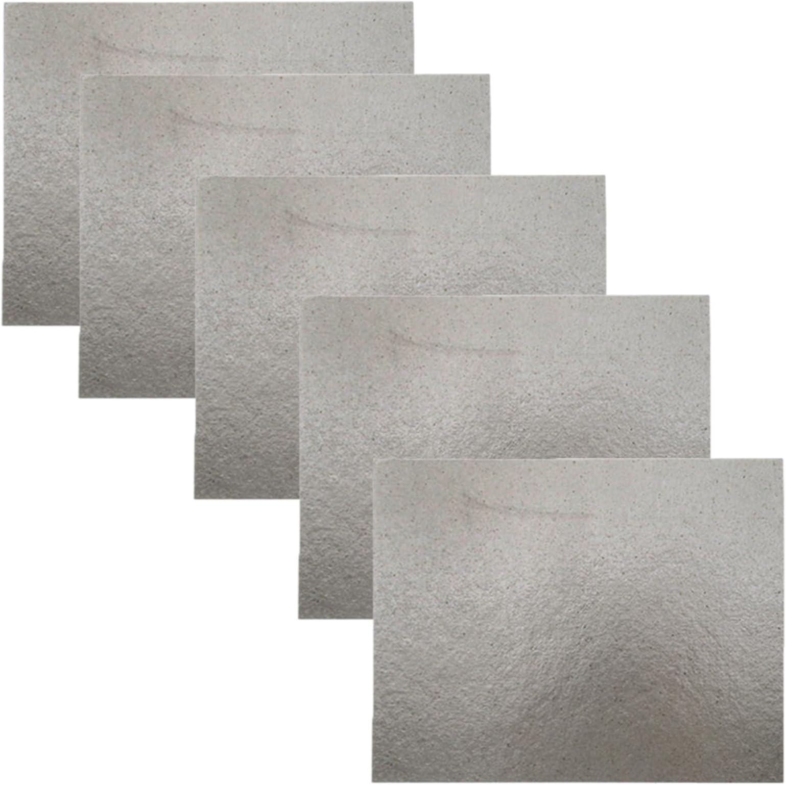 Pack of 5 Replacement Microwave Oven Mica Plate Sheet Waveguide Cover Universal Oven Mica Film Cut to Size 15 x 12 cm