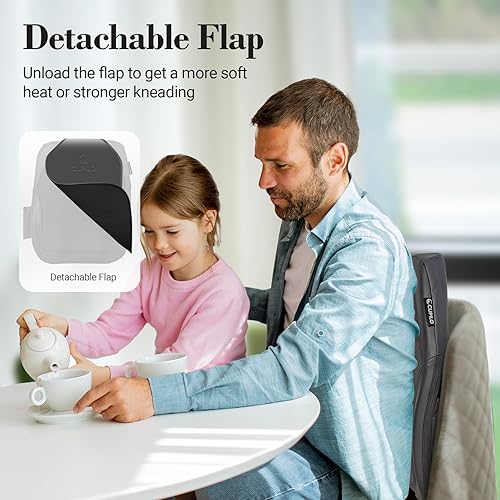 Miniatura 7 de Shiatsu - Masajeador de espalda apto para FSA, 4D de tejido profundo amasado y enrollado hacia arriba, masajeador de espalda baja para aliviar el