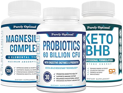 Complejo de magnesio + probióticos + Keto BHB