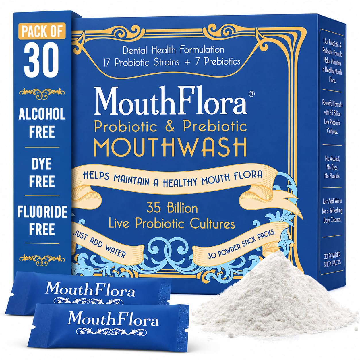 Probiotic Mouthwash for Sensitive & Oral Thrush-Prone Mouths – 30 Pack