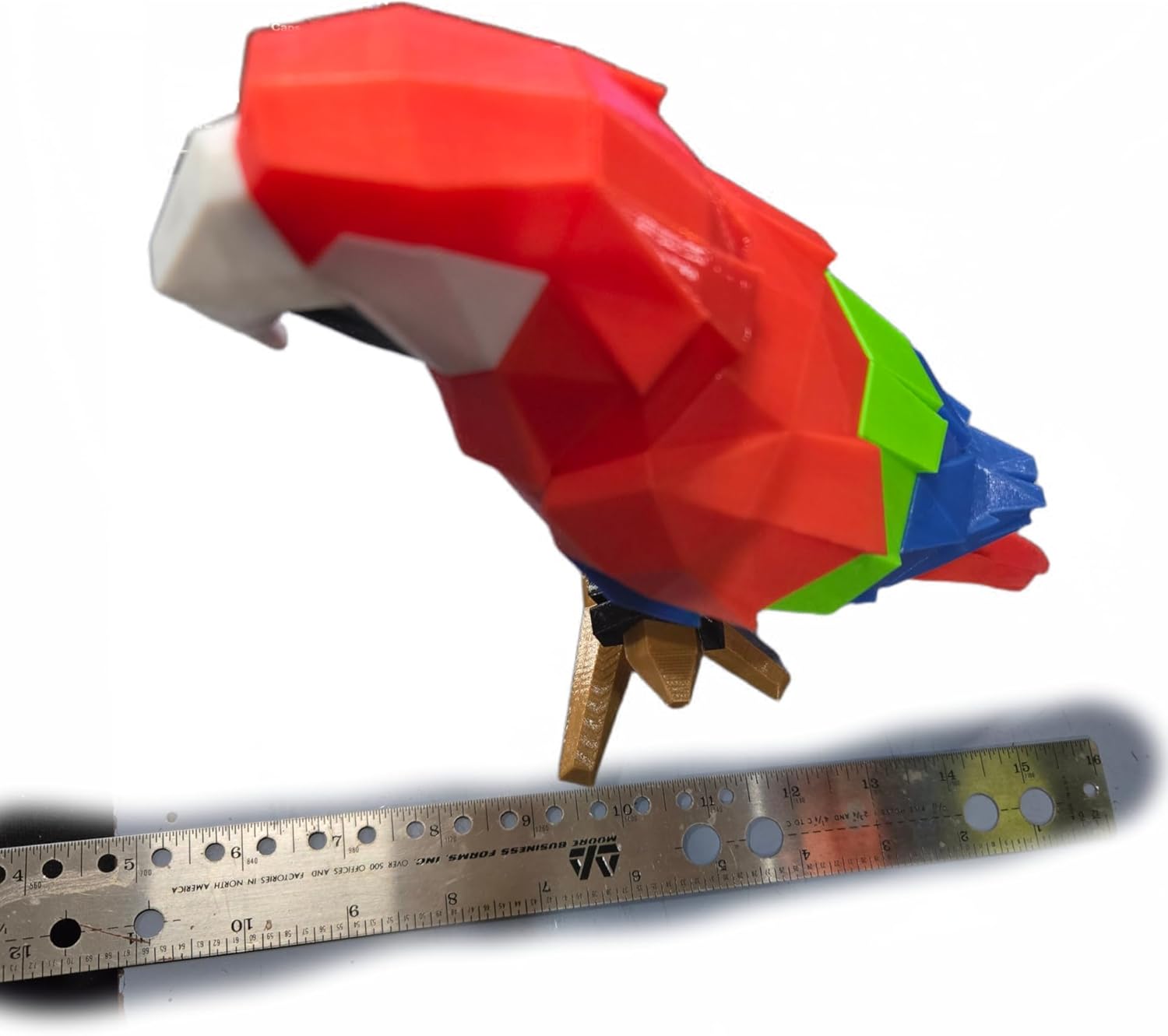 Zax Dezignz 3D Printed Magnetic XL Parrot Brain Teaser Puzzle, 22 Pieces, Hard Skill Level, Geometric Art Decor, Modern Style, No Instructions, Ages 16+