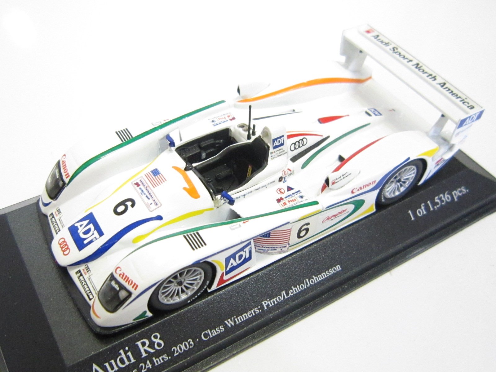 AUDI R8 3RD PLACE 24H LE MANS 2003 PIRRO