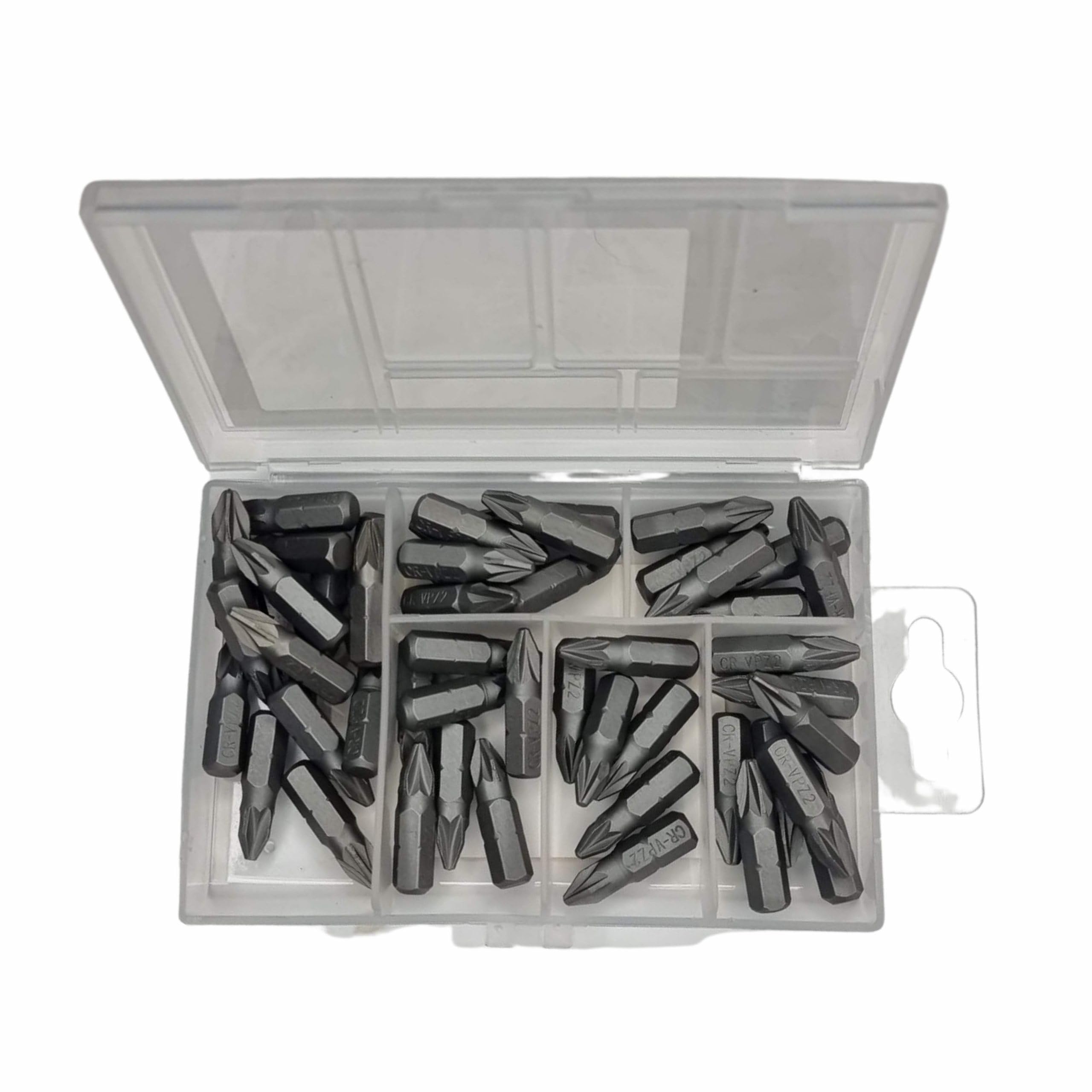 Rolson 30311 50Pc Pz2 25mm Screwdriver Bits