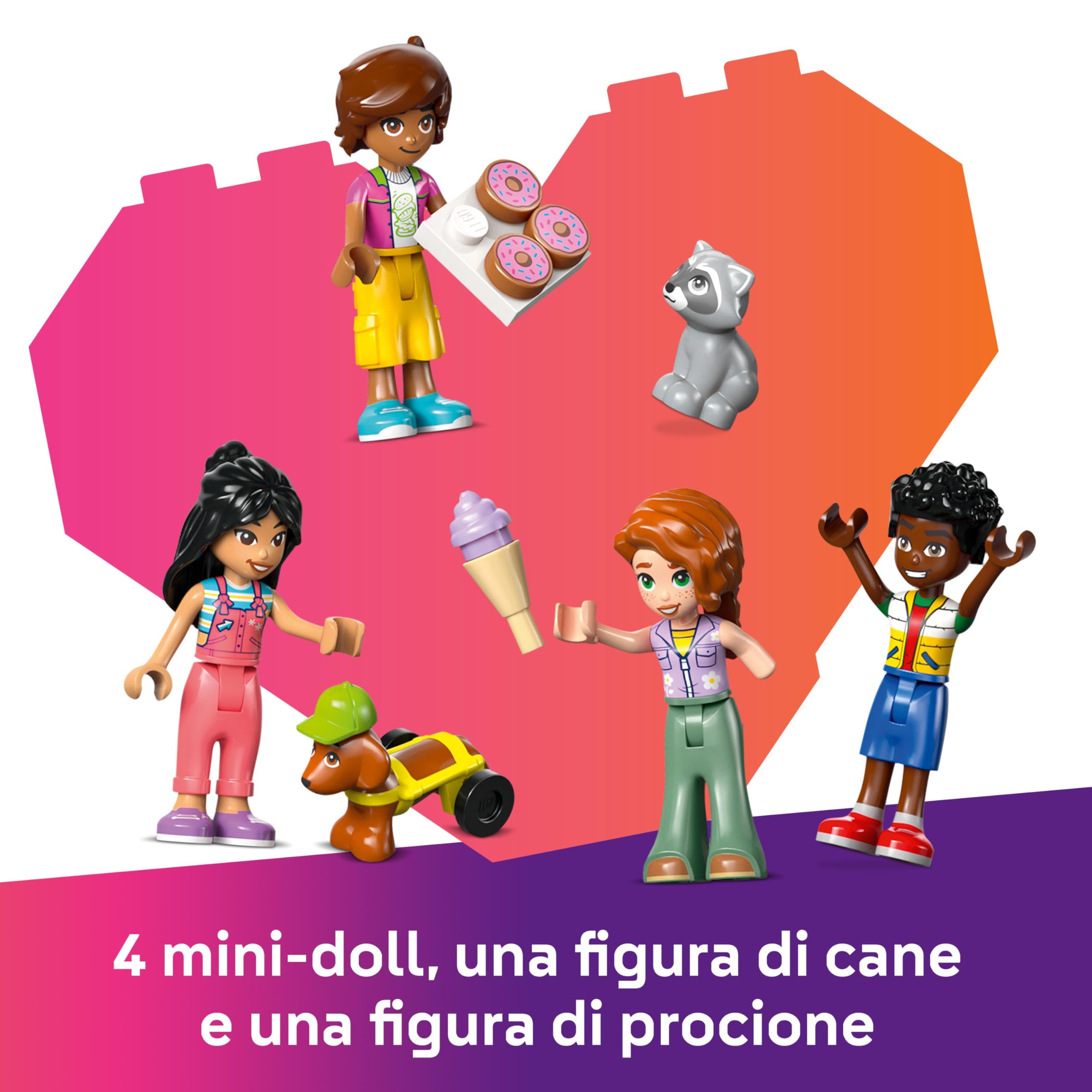 LEGO Friends Casa sull’Albero dell’Amicizia Giocattolo - Include 2 Figure di Animali, 4 Mini Bamboline, un Giardino e Accessori per il Cibo Giocattolo - Regalo Creativo per Bambine da 8 Anni - 42652