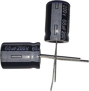 68uF 200V 13X20 +/-20% +105â„ƒ 12 PCS Aluminum Electrolytic Capacitors