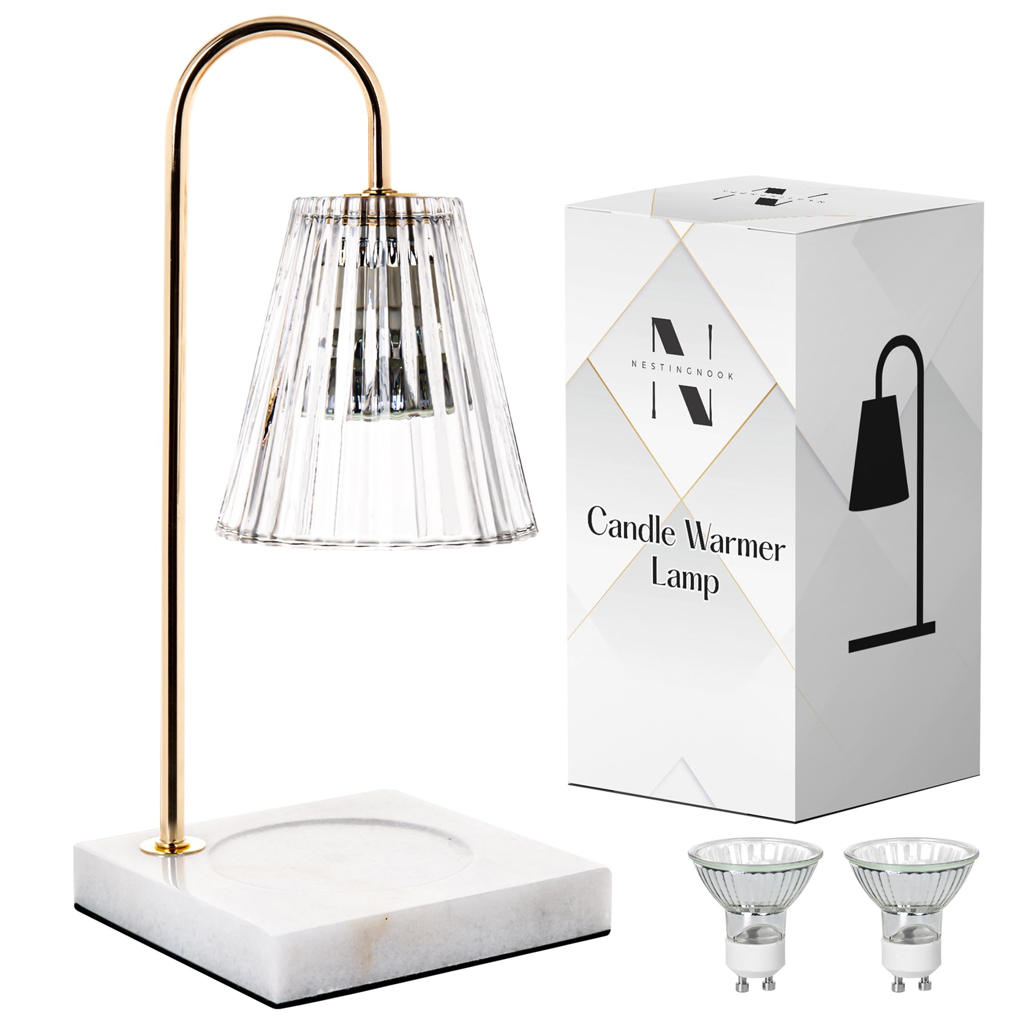 Candle Warmer Lamp, Dimmable, Candle Melting Lamp, Marble Candle Light