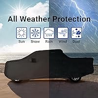 Vista 40 de iCarCover - Funda de coche de 100 capas, impermeable para todo tipo de clima, fundas de coche de calidad premium para automóviles, protección UV